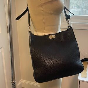 MK Black Leather Bag